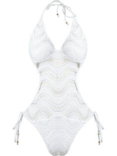 chanel white one piece bathing suit